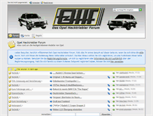Tablet Screenshot of opel-hecktriebler-forum.de
